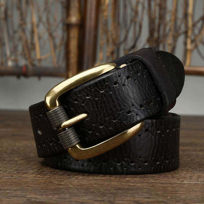 Retro Chino Leather Belt
