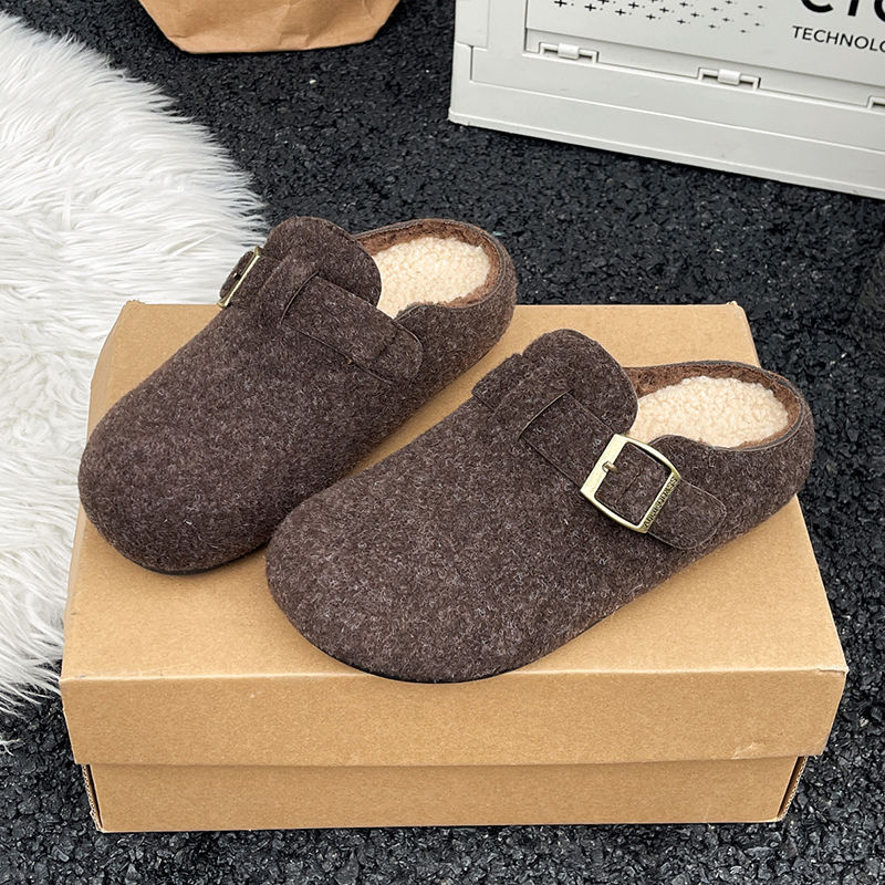 Wool-Cotton Casual Slippers