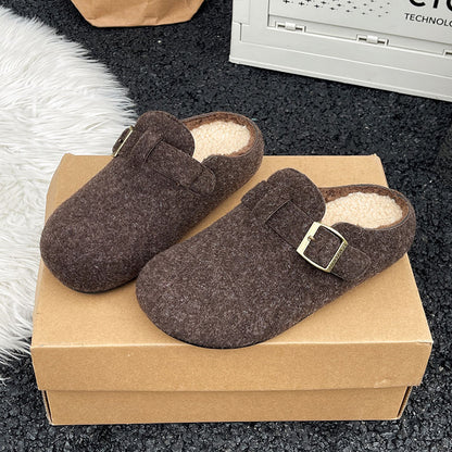 Wool-Cotton Casual Slippers